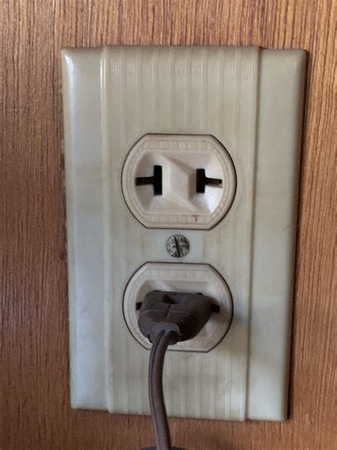 vintage electrical outlets